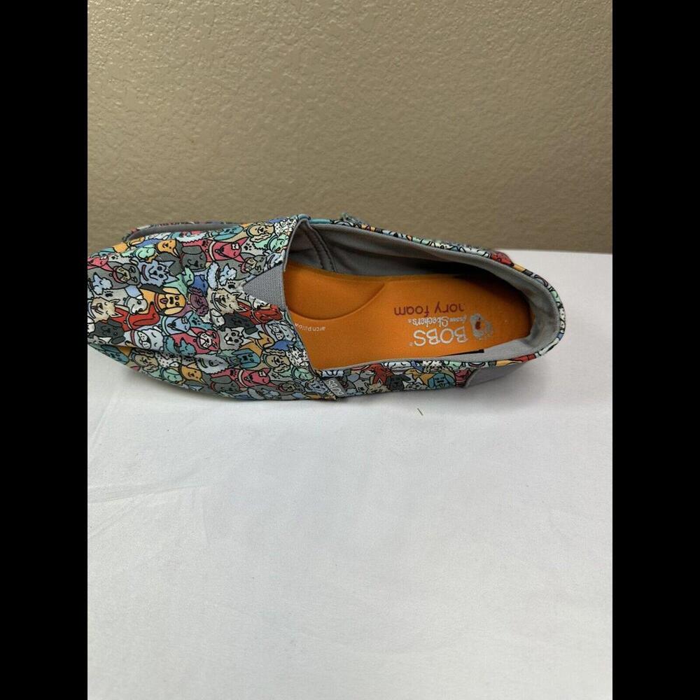 Skechers Women's BOBS for Dogs Slip On Plush Woof Dog Party Flat Multi Size 10 - Picture 5 of 8